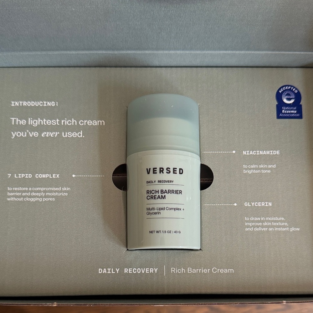 NIB VERSED RICH BARRIER CREAM